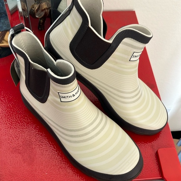 COPY - Smith & Hawken Striped Ankle Boots - Picture 1 of 1